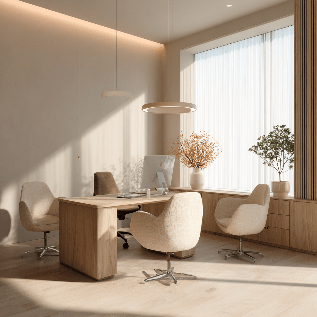 상담이 이루어지는 상담실 공간 안내 사진